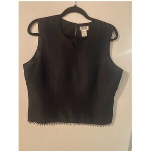 S.L.B Silk Crop Top - Size 14